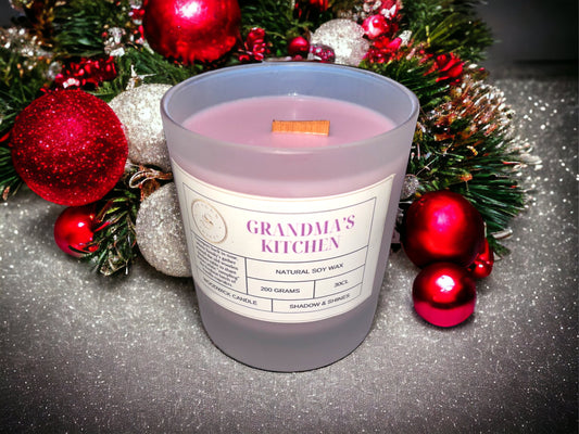 Grandma's Kitchen Scented Wood Wick Candle