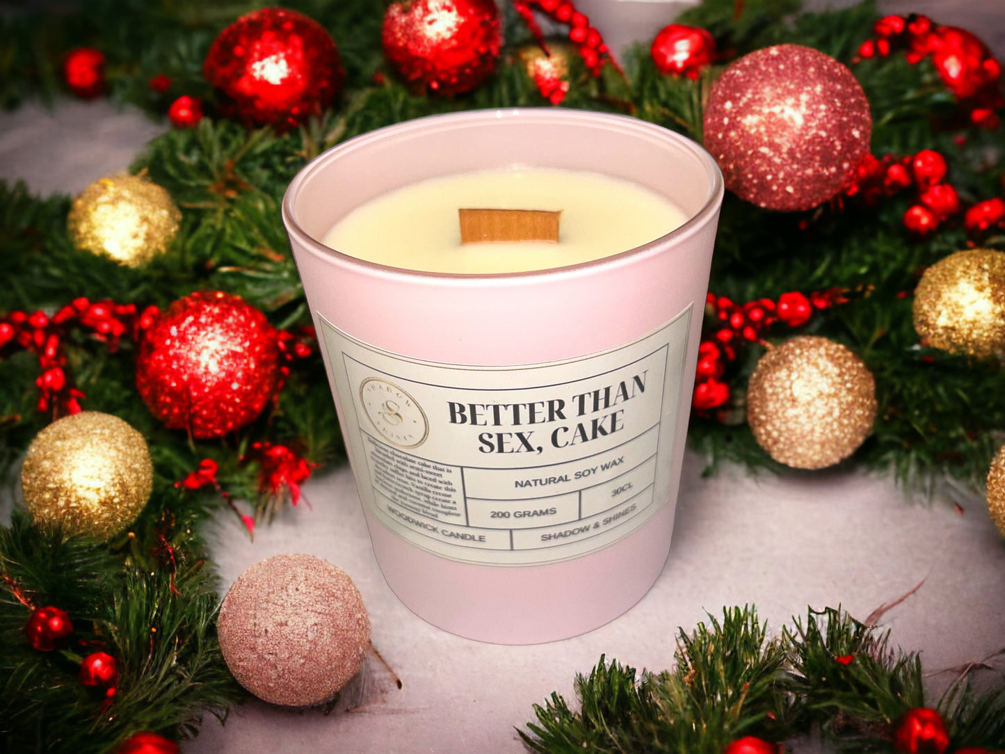 Better Than Sex, Cake! Scented Wood Wick Candle
